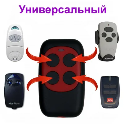 ПУЛЬТ УНИВЕРСАЛЬНЫЙ RINDY D6 433.92МГЦ (CAME, NICE, DH, AN-MOTORS, ALUTECH, BFT И ДР)